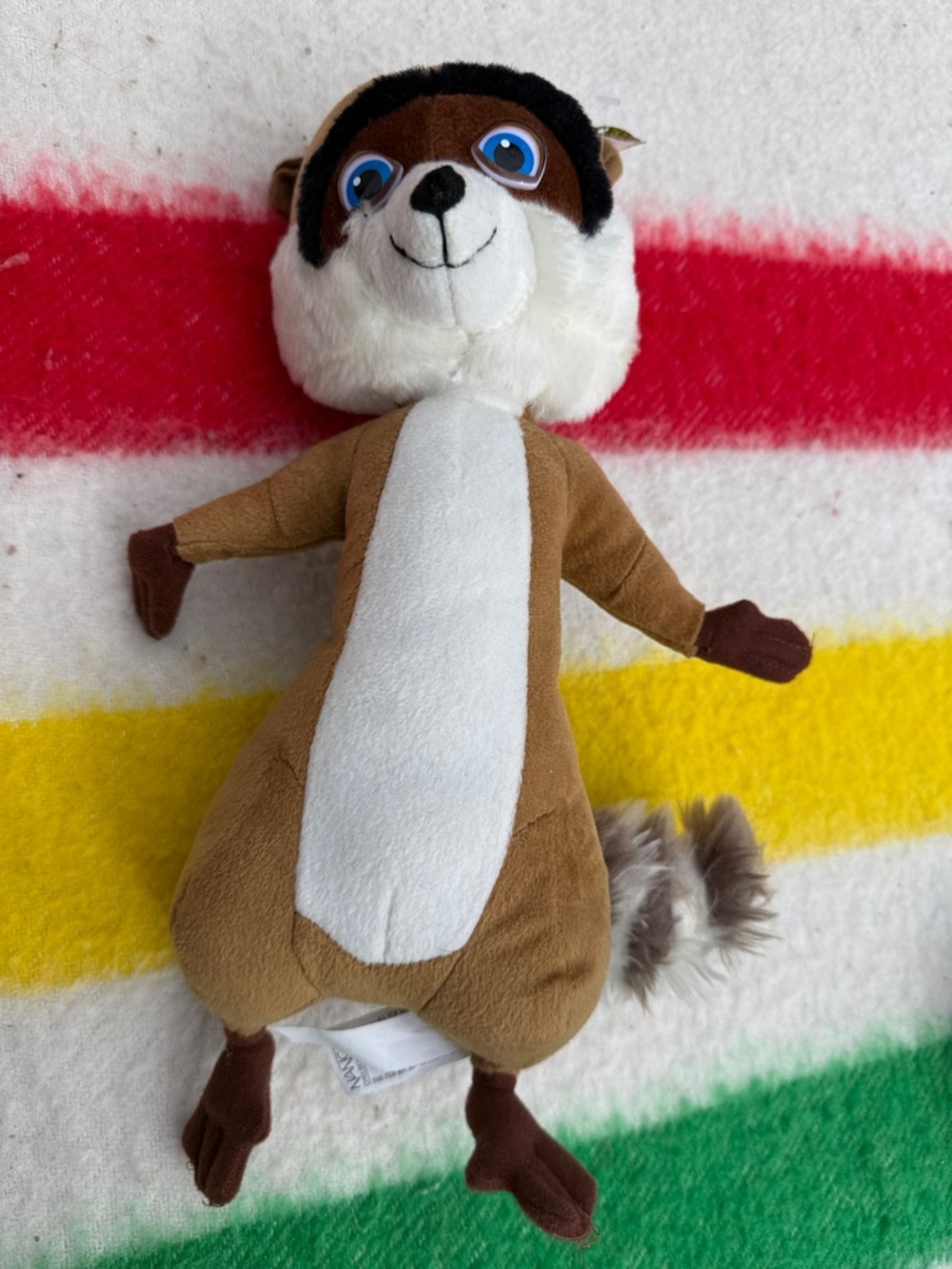 DreamWorks over the hedge Plush Meerkat Stuffed Animal - Brown & White